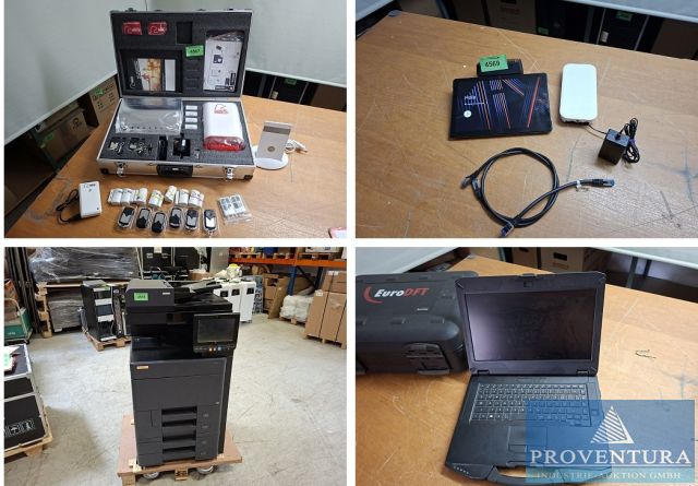 Versteigerung Leasingrückläufer: 56 Positionen, Alarmanlagen,EDV, Monitore, KFZ Diagnosegerät EURO DFT, Multifunktionsgerät UTAX 4006ci mit Paper Feeder PF-7100