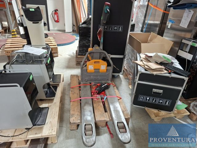 Elektro-Hubwagen JUNGHEINRICH AME 13 angeschafft 02.2023 für ca. 1.727 €