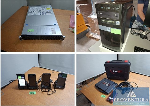 Versteigerung Leasingrückläufer: 54 Positionen, Alarmanlagen, EDV, KFZ Diagnosegerät EURO DFT, Handheld NCR Orderman, PC-Systeme