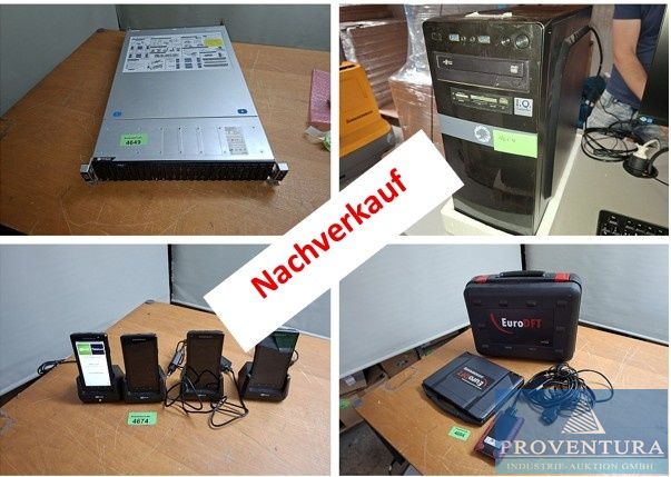 Nachverkauf Versteigerung Leasingrückläufer: 54 Positionen, Alarmanlagen, EDV, KFZ Diagnosegerät EURO DFT, Handheld NCR Orderman, PC-Systeme