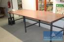 Packtisch Holz mit Stahlrohrgestell