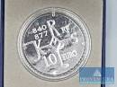 Silbermünze Frankreich Charles le chauve 10 Euro 2014 st.