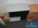 Querrollladenschrank schwarz/grau