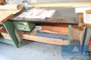 Werkbank Stahl/ Holz ca. 150 cm