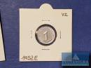 Umlaufmünzen DDR 1 Pfennig 1952-1953A 1x 1952E Zirkel vz-st