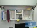 Multifunktions-Wandschrank grau ca. 100bx43hx30t cm