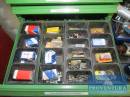 Schubladen-Wandschrank Metall grün