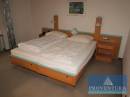 Doppelbett-Hotelzimmereinrichtung Holzdekor dunkel