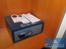 Doppelbett-Hotelzimmereinrichtung Holzdekor dunkel