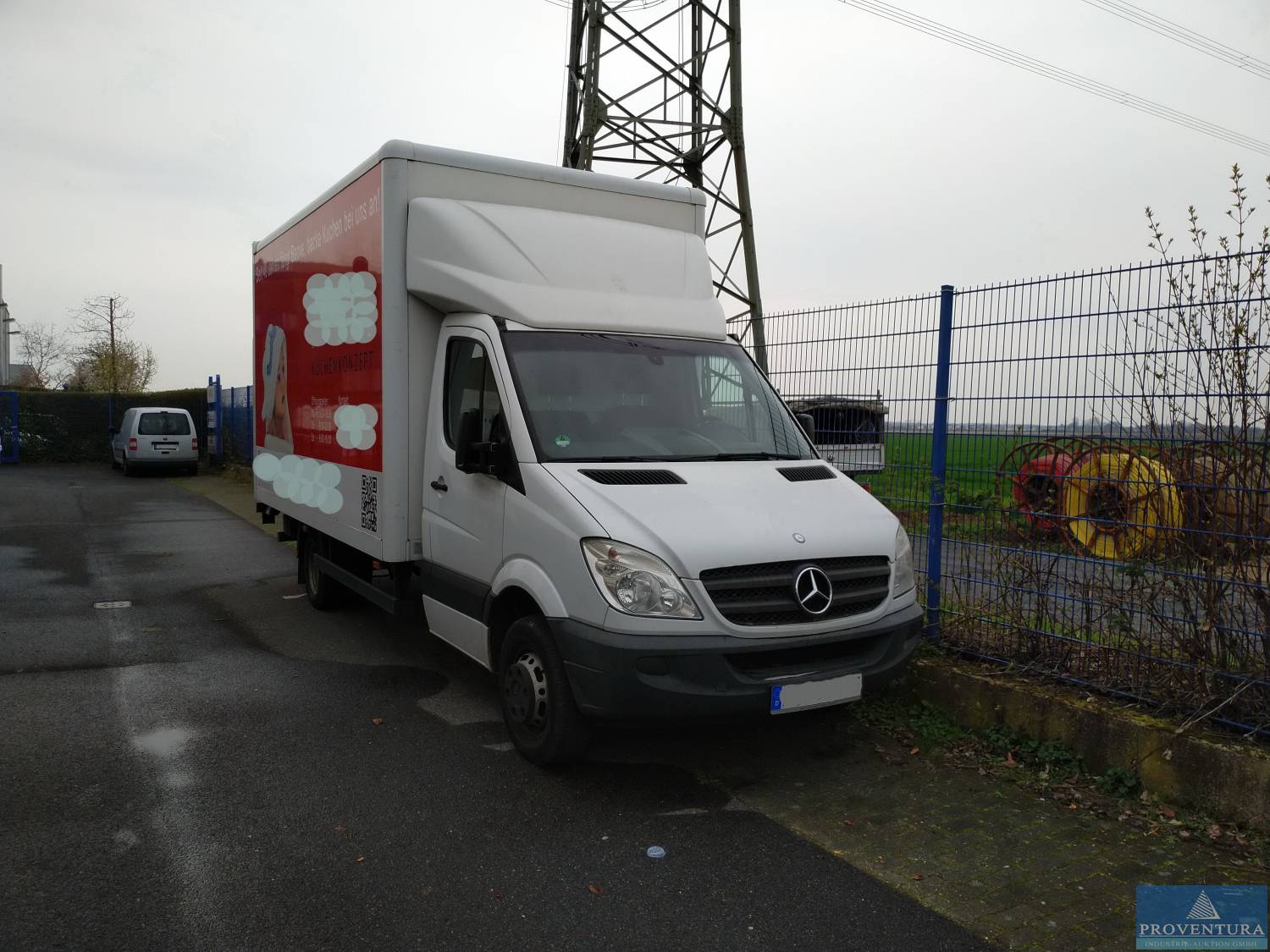 Lagertechnik + LKW, Schubmaststapler u. Hochhubwagen LAFIS, MB SPRINTER 518 Koffer, VW CADDY Kasten