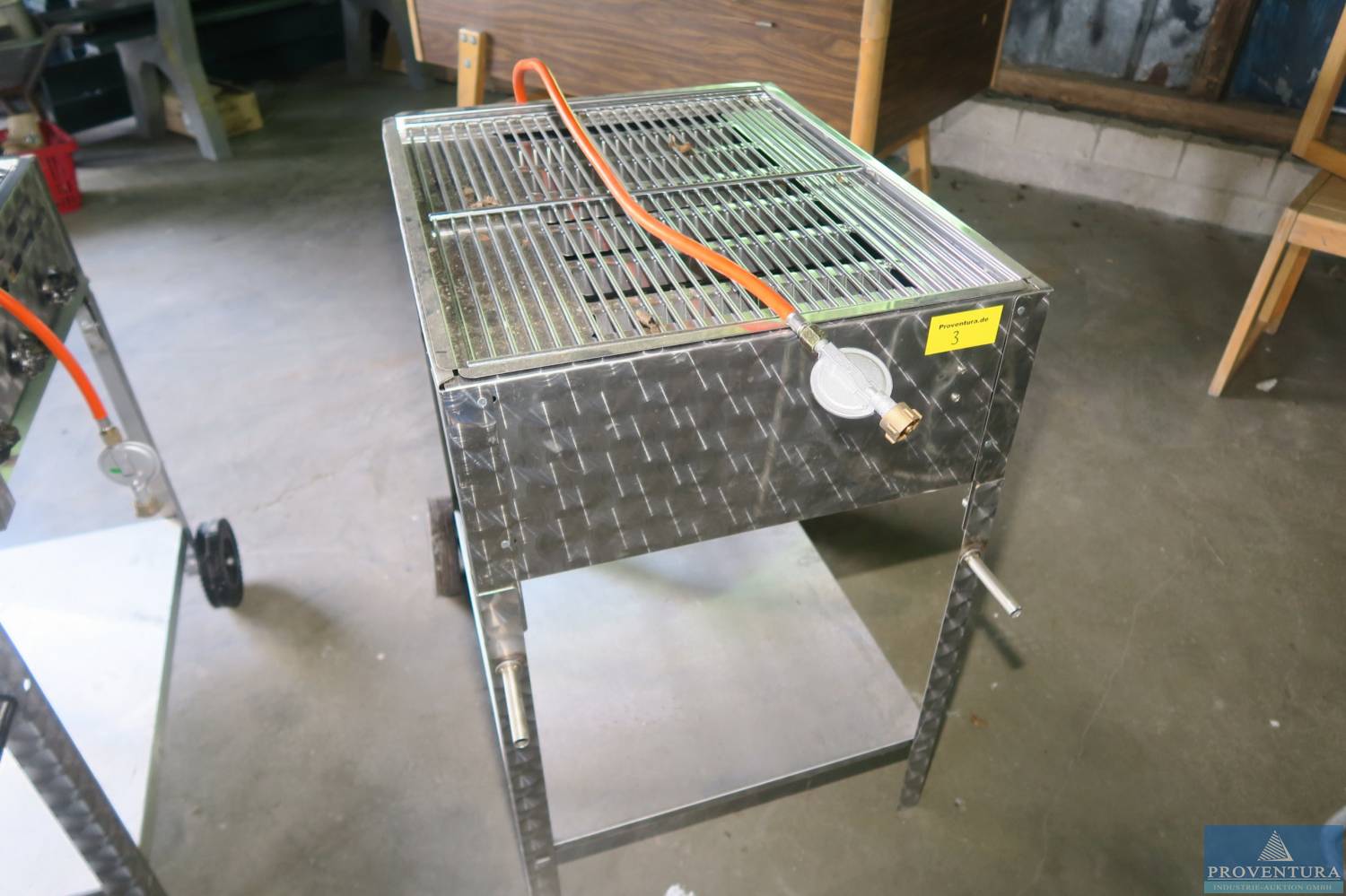 GastroGasgrill HENGDA K 1103 Edelstahl