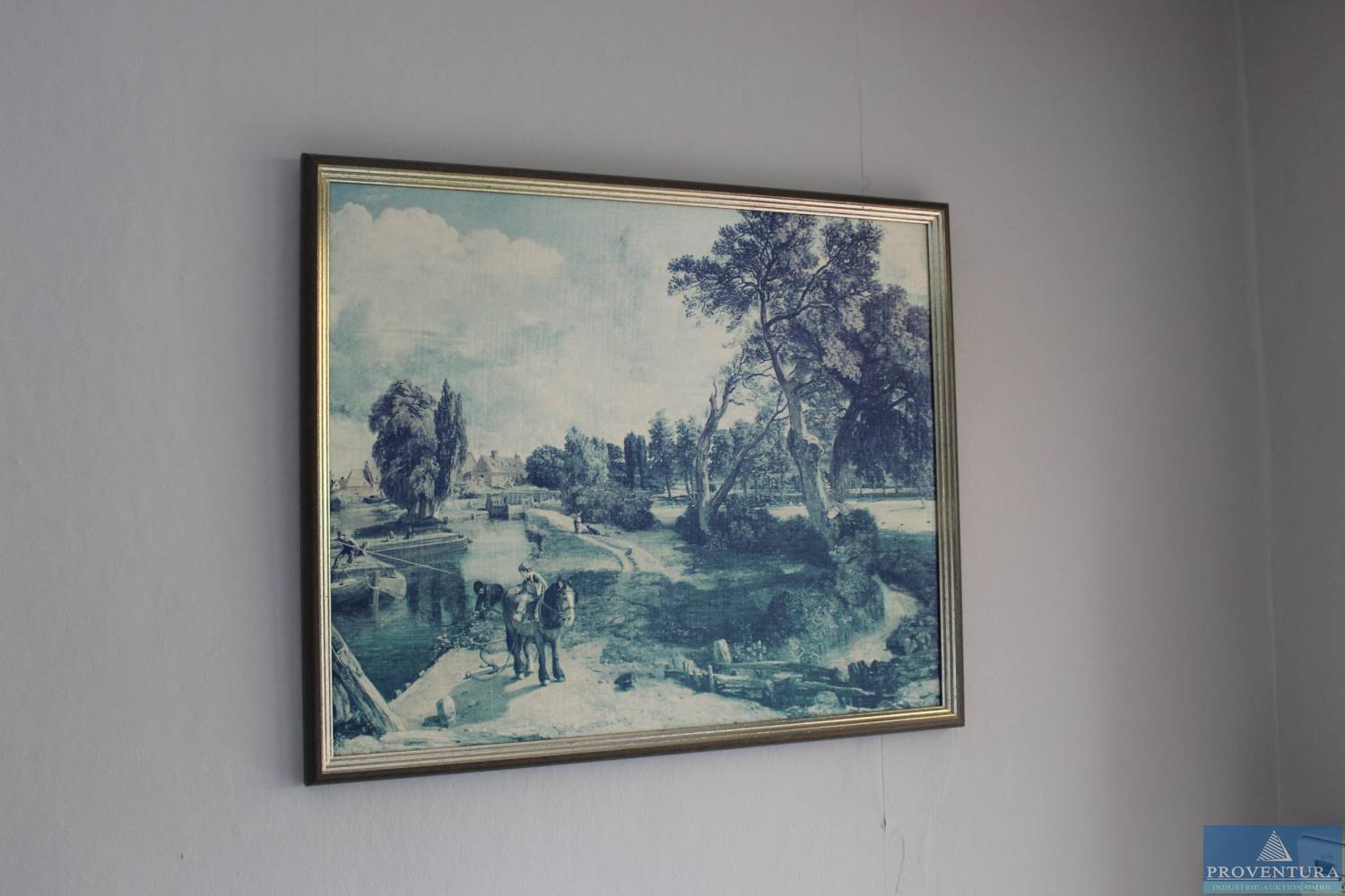 Einrichtung Eckschrankwand vermutl. Buche | Proventura Online-Auktion