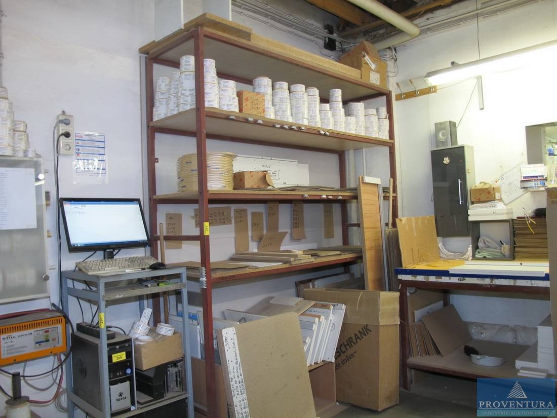 Lagerregal Stahl /Holz | Proventura Online-Auktion