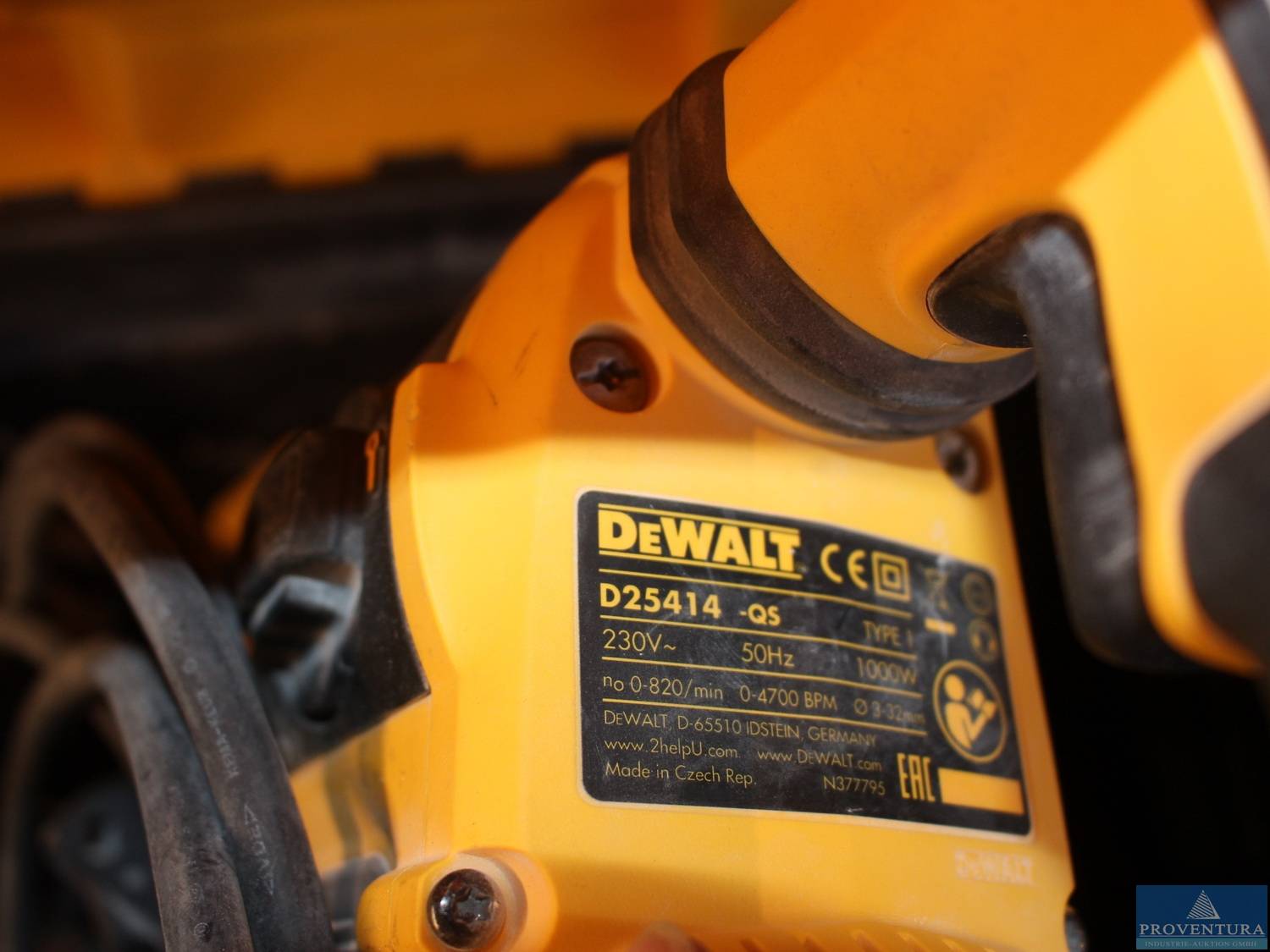 Bohrhammer DEWALT D25414QS Type 1 Proventura OnlineAuktion