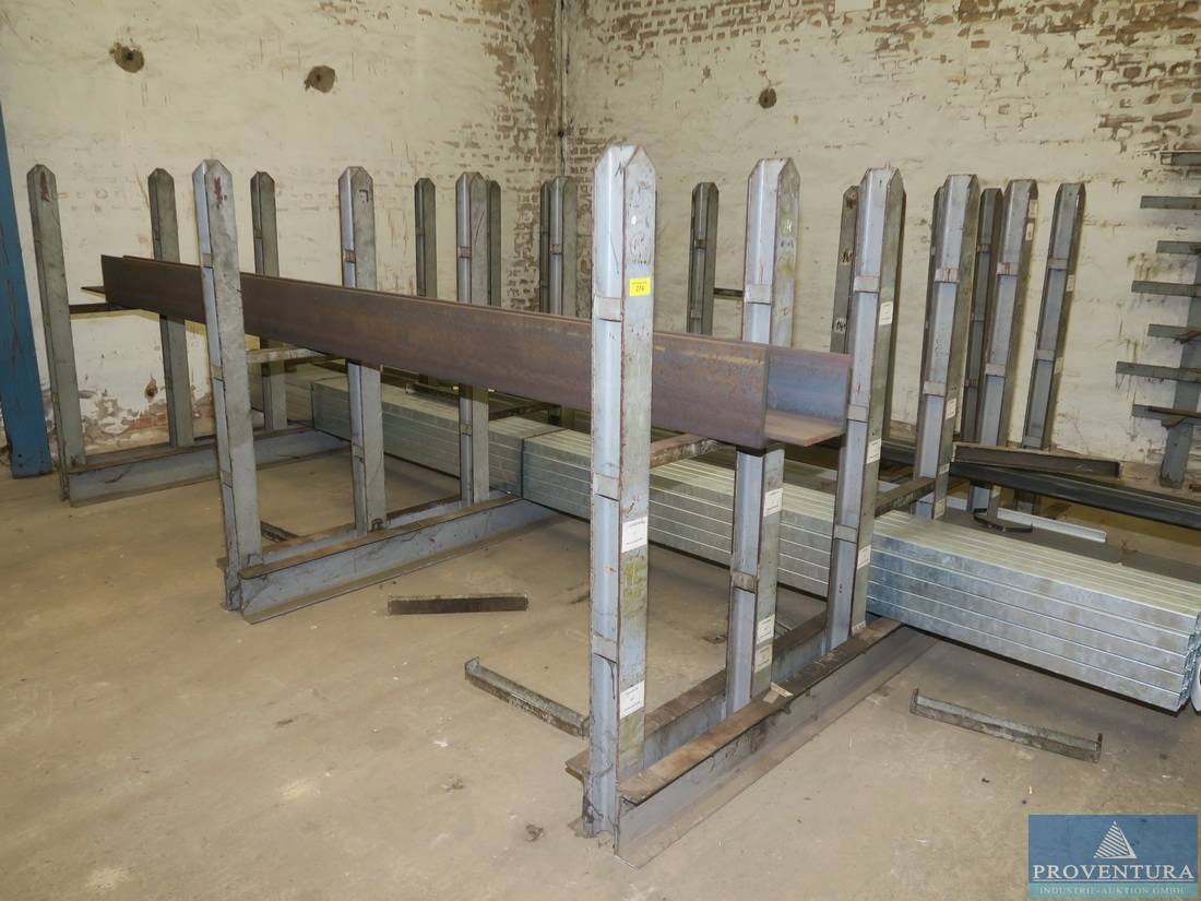 Material-Lagergestell Stahl | Proventura Online-Auktion