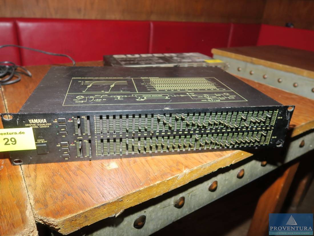 RackEqualizer YAMAHA Graphic Equalizer Q 2031 A Proventura Online
