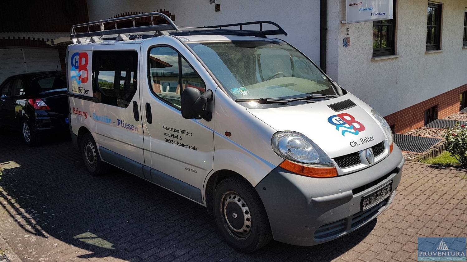 10 Pos. Transporter RENAULT Master, Anhänger, Abkantbank SCHECHTL, Werkzeuge, EDV, 37xxx Göttingen