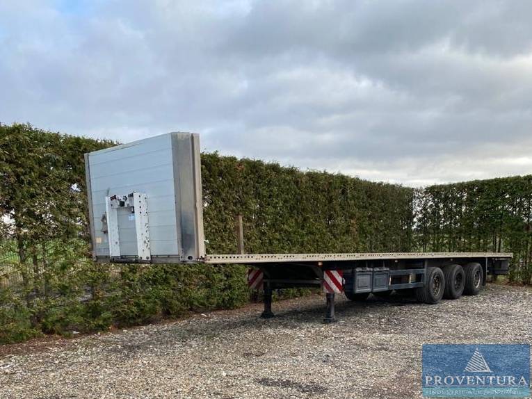 Lkw-Sattelauflieger Plattform SCHMITZ S01, EZ 2008, zul. GG 36.000 kg, Standort Raum Halle (Saale)