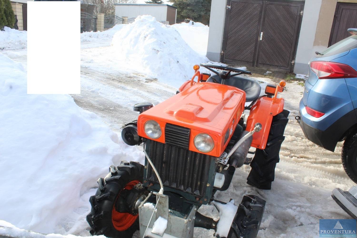 Insolvenzversteigerung 36 Pos. Inventar Hausmeisterservice: Schmalspurtraktor KUBOTA B7000 4x4, Werkzeuge etc. 062xx Mansfelder Land