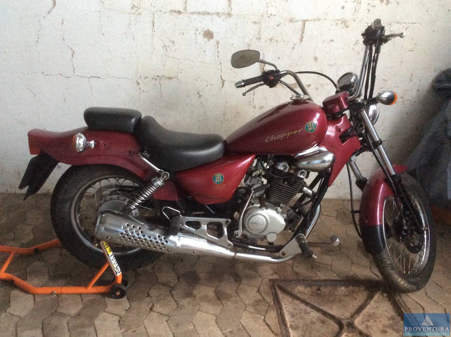 Aus Insolvenz Chopper REX 125 EZ 2000, noch 4 Jahre bis zum Youngtimer
