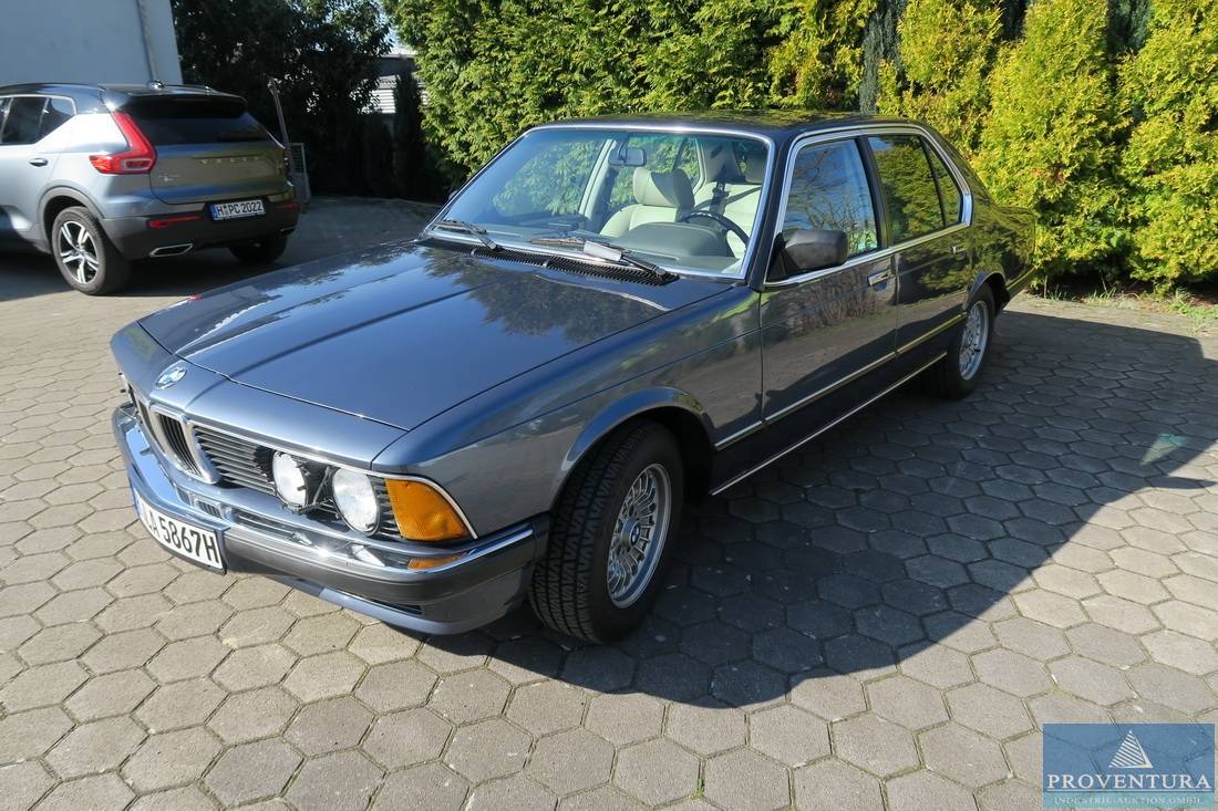 Versteigerung aus Sammlung: Seltener BMW 735 i E23 Highline, EZ 1986, 105.000 km, Baunummer 88 von 162, sehr gepflegter Zustand
