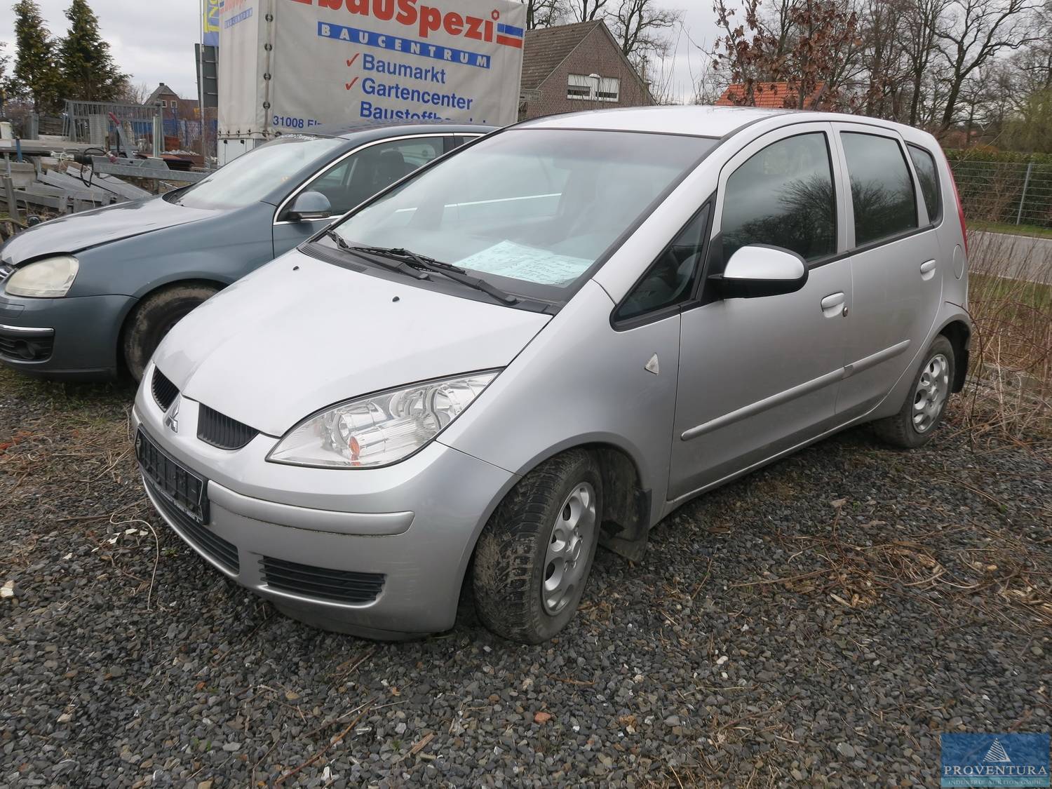 MITSUBISHI Colt 1.3 38.000 km, Anhänger MERSCH 1816 5.5 to