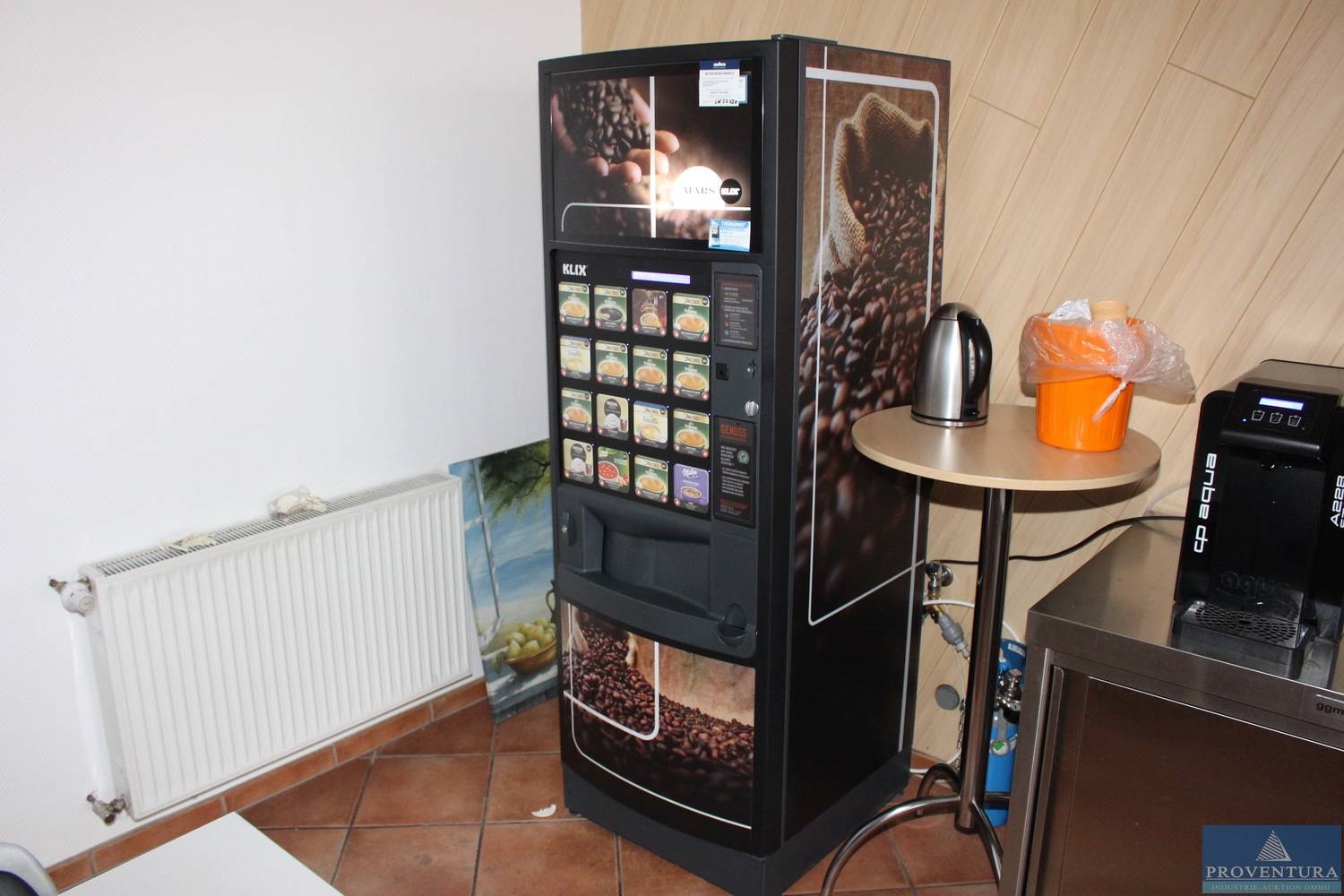 Insolvenzversteigerung Heissgetränkeautomat KLIX