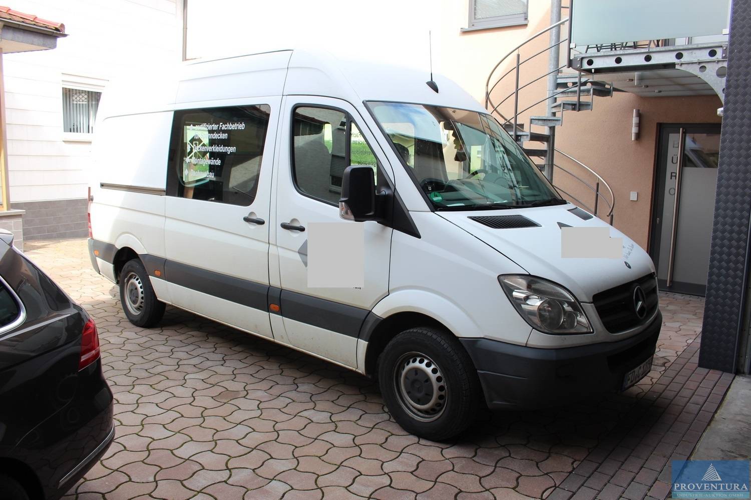 Insolvenzversteigerung 110 Positionen Trockenbau: 2x MB Sprinter, GKB-Platten, OSB-Platten, Werkzeuge, Büro etc.