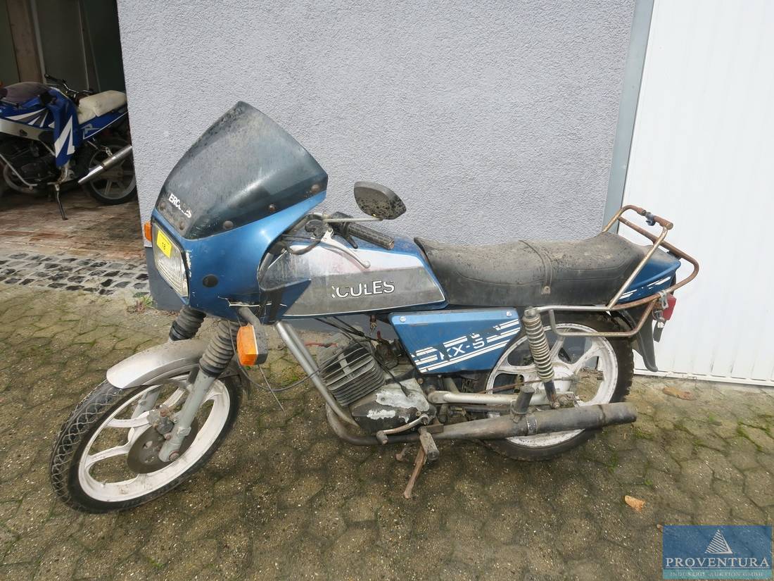 Microfich Ersatzteilkatalog Ersatzteilliste Hercules Mokick KX-5 Typ 654 007 008 