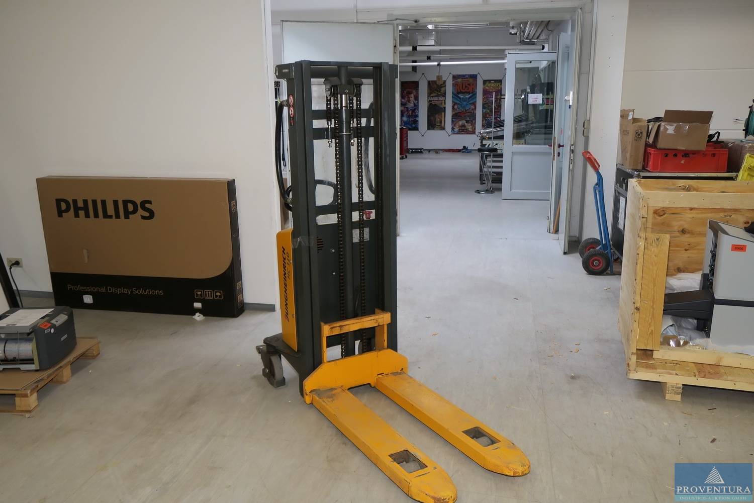 Aus Leasing: Hydraulik-Hochhubwagen JUNGHEINRICH HC 110, Tragkraft 1.000 kg, Bj. 2018, Hubhöhe 2.500 mm