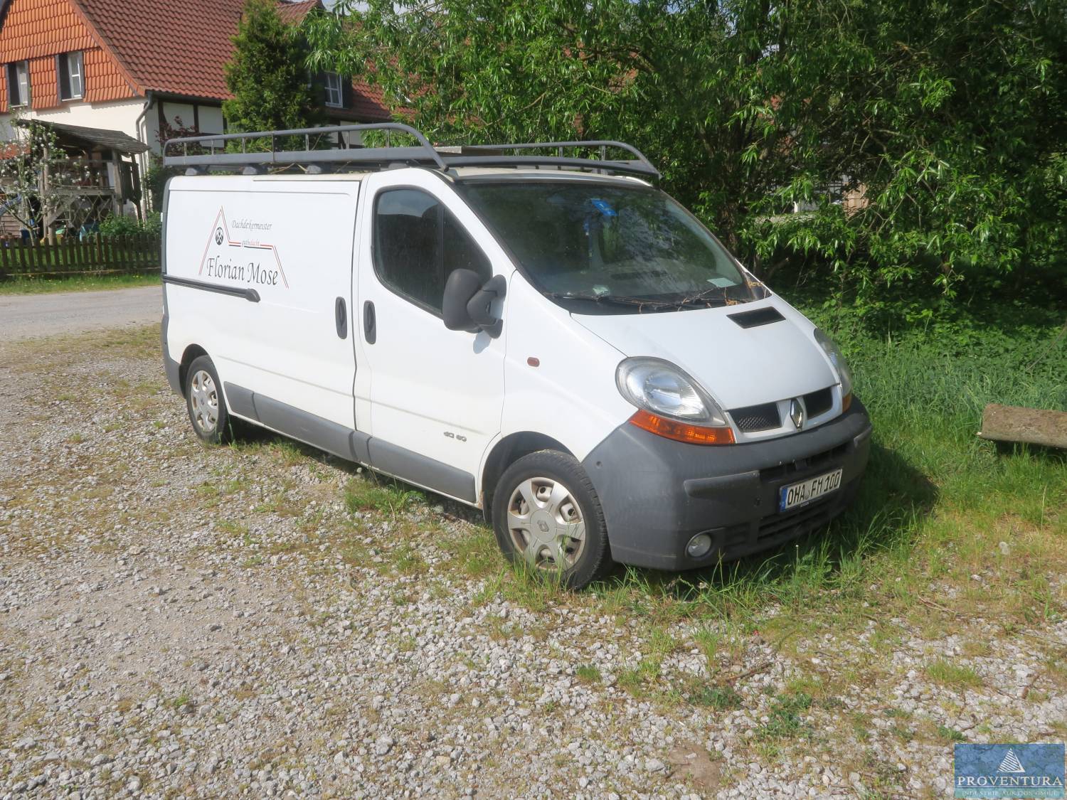 Fahrzeugauktion: Lkw geschl. Kasten RENAULT Trafic II 1.9 dCi, EZ. 18.07.2002, ca. 190.000 km