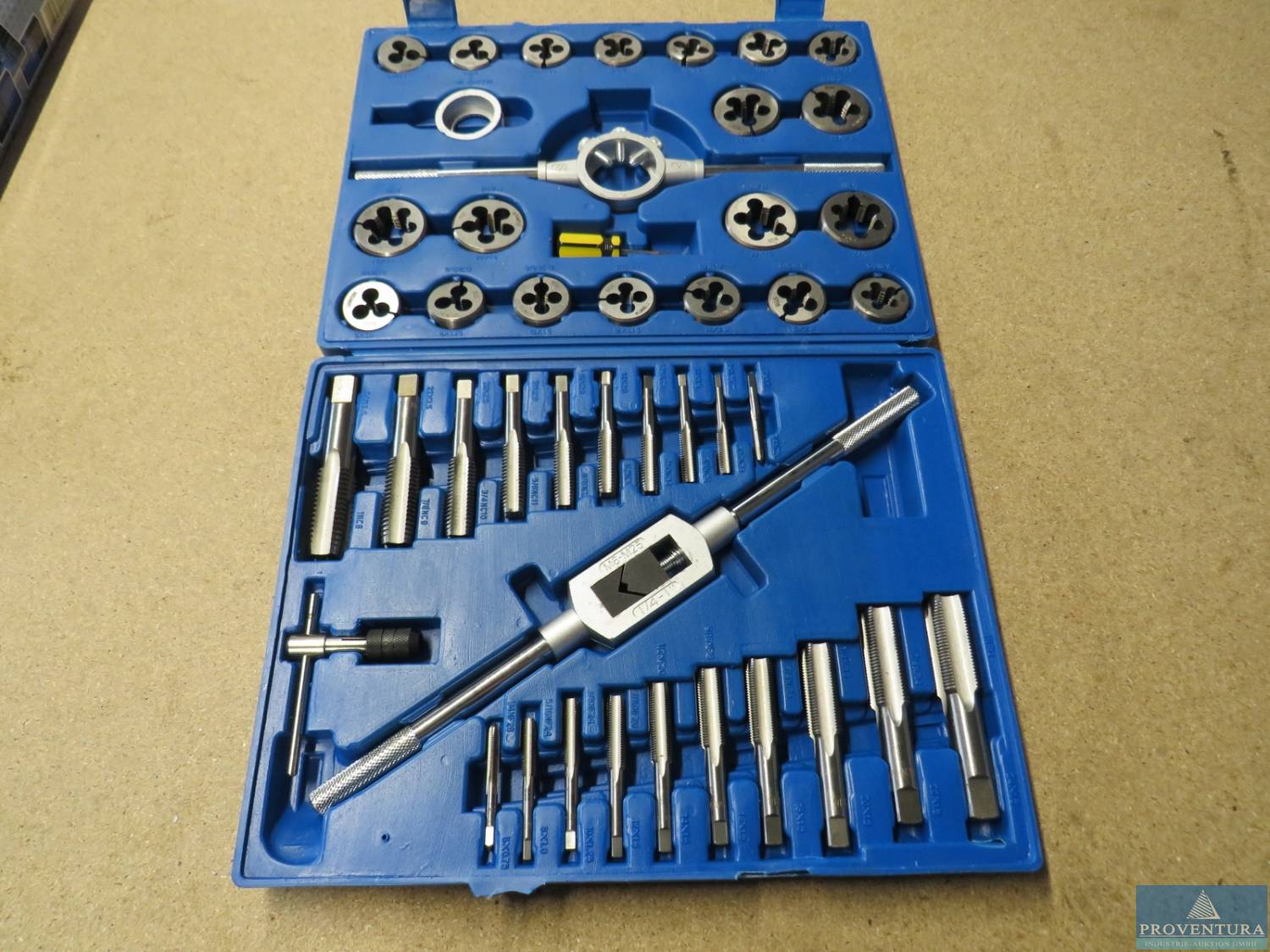 Gewindeschneid-Satz Tin-beschichtet M6 - M24 45-tlg Gewindeschneid-Satz Tin-beschichtet M6 - M24 45-tlg