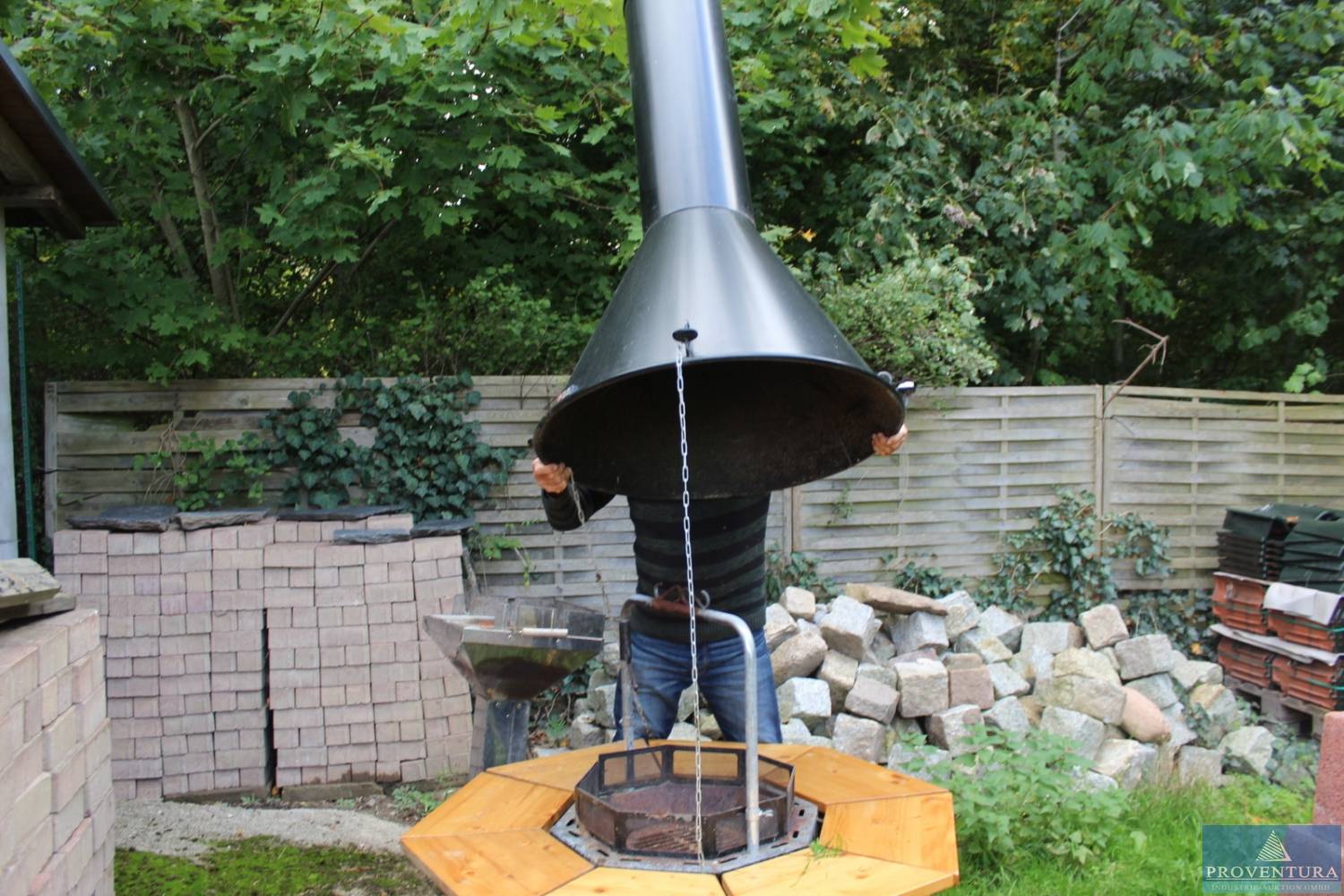 Kota Grill POLAR METALLI mit Schornstein
