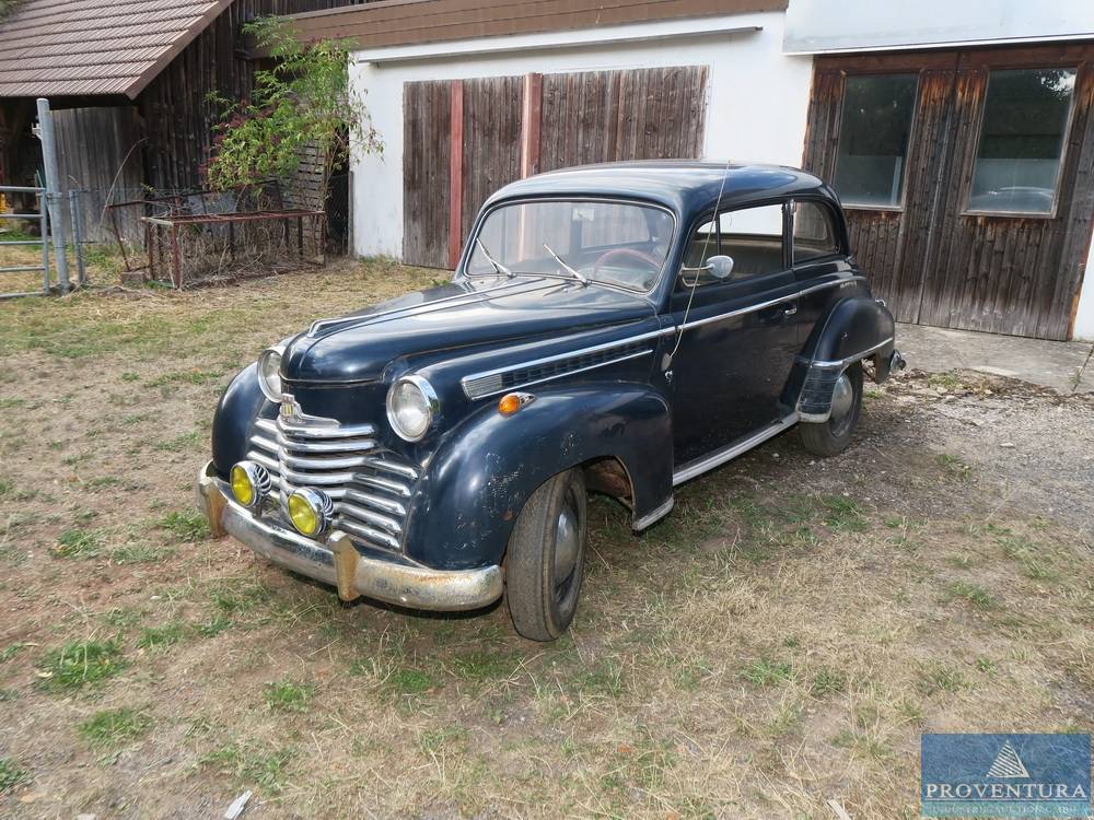 Oldtimer-Versteigerung: OPEL 1.5 Olympia 51, EZ 1951, original Fahrzeugbrief