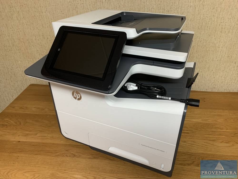 Versteigerung: 100 Multifunktionsdrucker HP PageWide Managed Color MFP E58650dn, Neuware mit Herstellergarantie