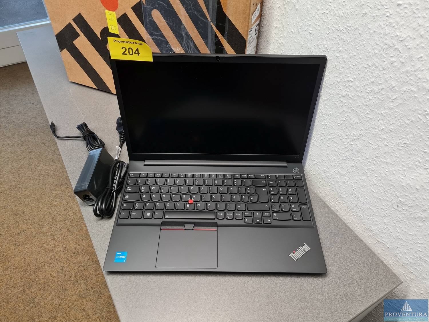 Charnière + Coque Écran Pour Lenovo ThinkPad E15 Gen 2 - Coin Cassé, Grade C | Pièce D'Origine Remplacement