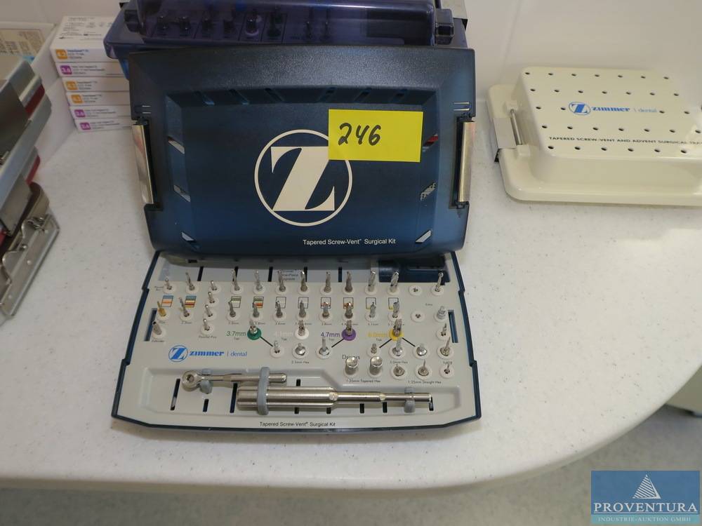 ImplantatWerkzeugset ZIMMER Tapered ScrewVent Surgical Kit