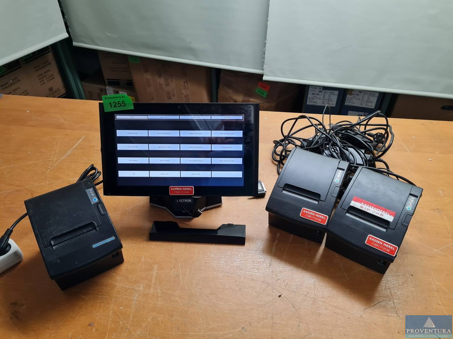 PC-System aus ehemaligen Kassenarbeitsplatz VECTRON Postouch 14 Wide