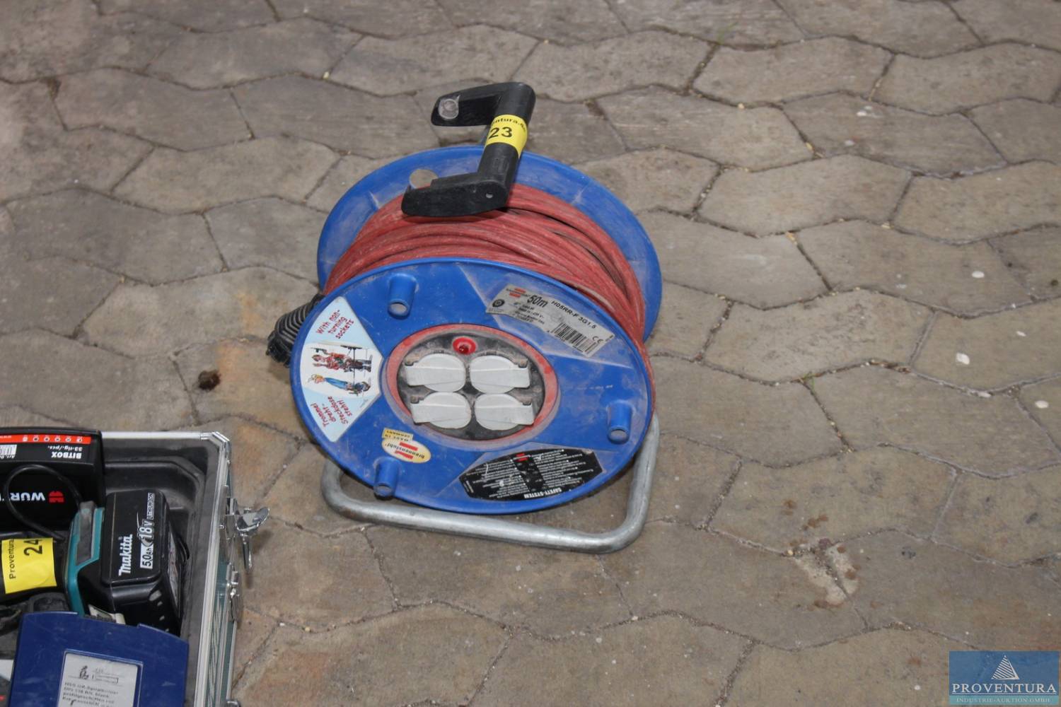 Brennenstuhl Leere Kabeltrommel 290mm - Praktische Kabelaufrolle Mit Griff