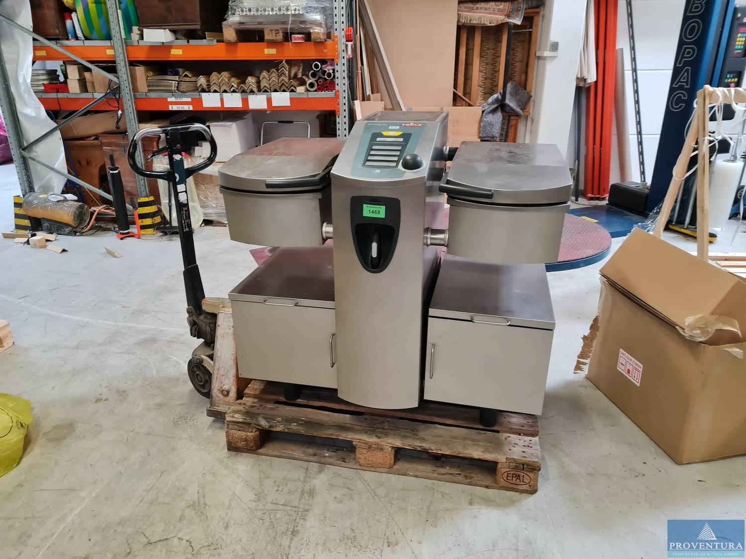 Nachverkauf Gastroversteigerung aus Leasing: Cookingcenter RATIONAL Frima VarioCooking Center VCC 112 +, 2 Wasserspender, Abzugshaube