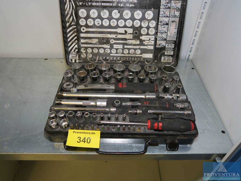 46-teiliges Autoreparatur-Werkzeugset, 1/4-Zoll-Steckschlüsselsatz, Autoreparaturwerkzeug