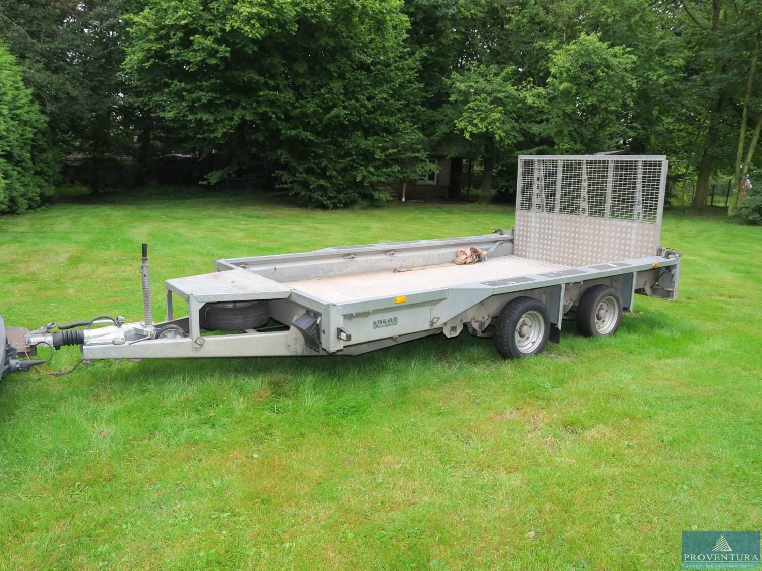 Aus Insolvenz: Pkw-Trailer Minibagger-Anhänger IFOR WILLIAMS 2HG GX126, 3.500 kg, EZ 2019