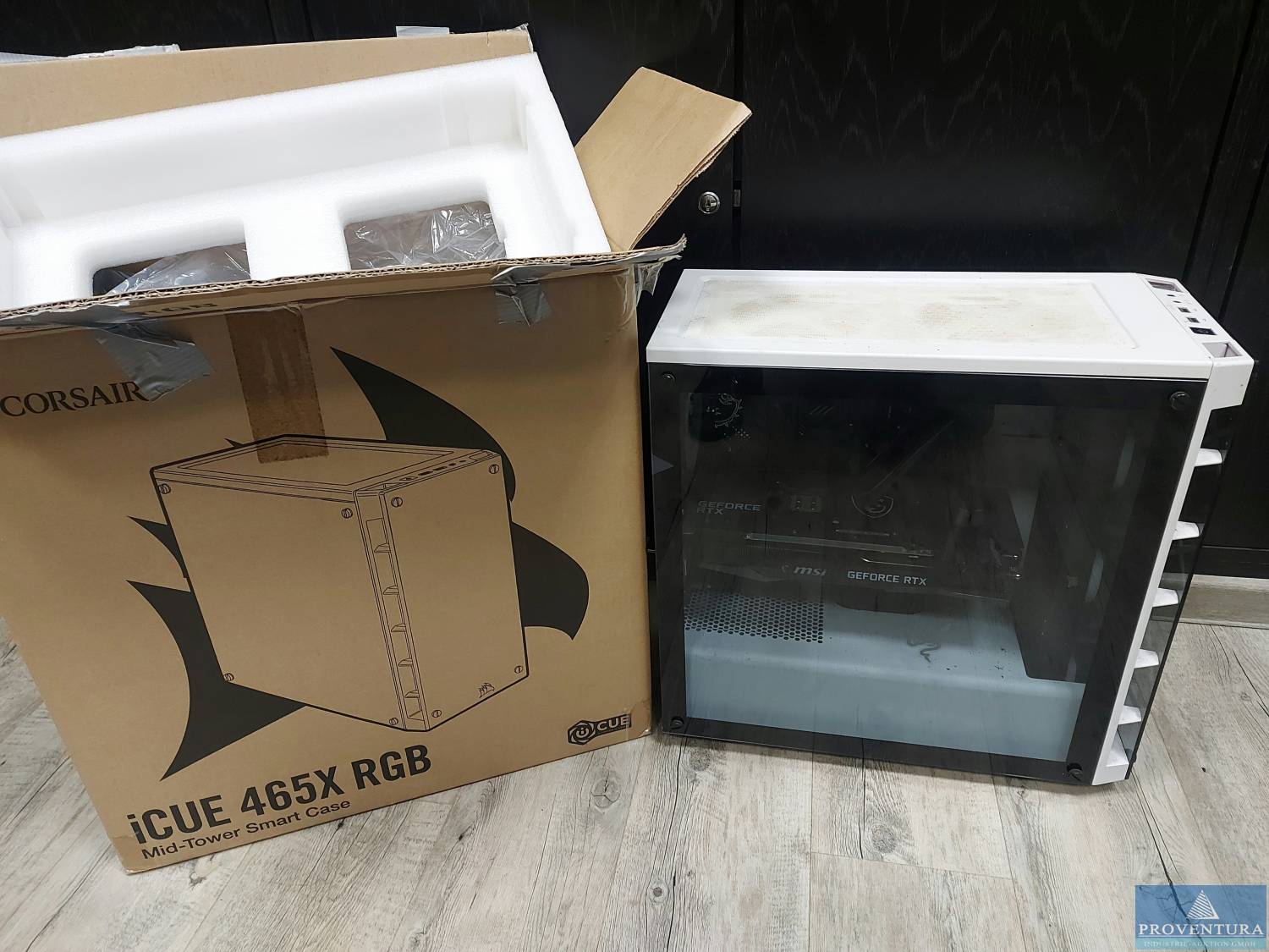 Weihnachtsgeschenk: Gaming-Pc CORSAIR iCue 465X weiß, angeschafft Mai 2022 für € 7.500,- brutto