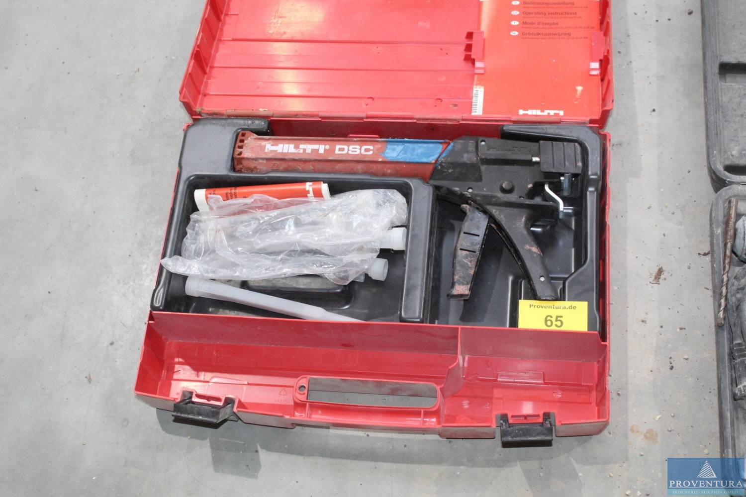 Kartuschenpresse HILTI DSC In Kunststoffkoffer Hilti kartuschenpresse-hilti-dsc-in-kunststoffkoffer-hilti