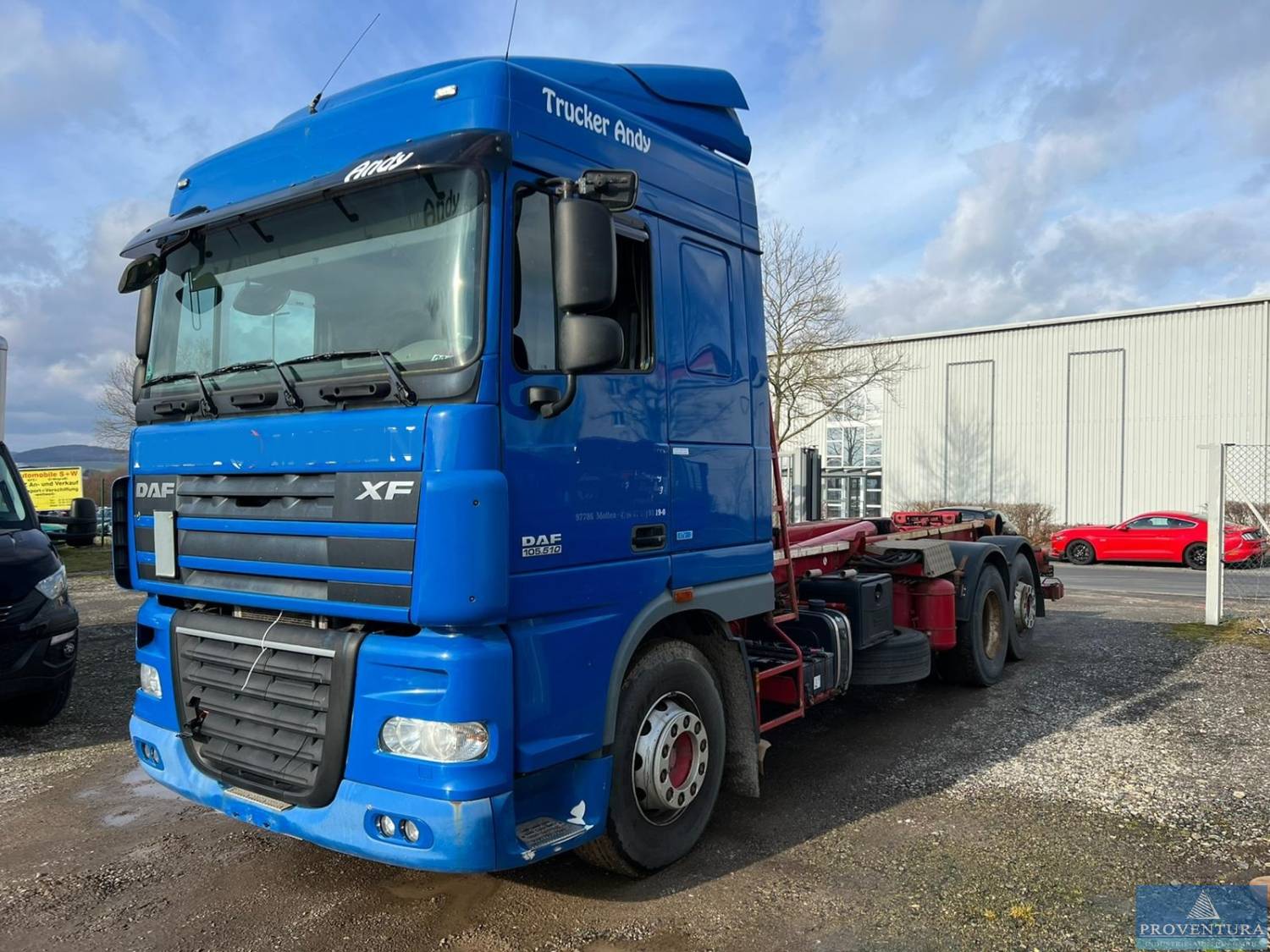 Versteigerung: Lkw ATL Abrollkipper DAF XF 105.510 6x2, EZ 2014, 852.000 km