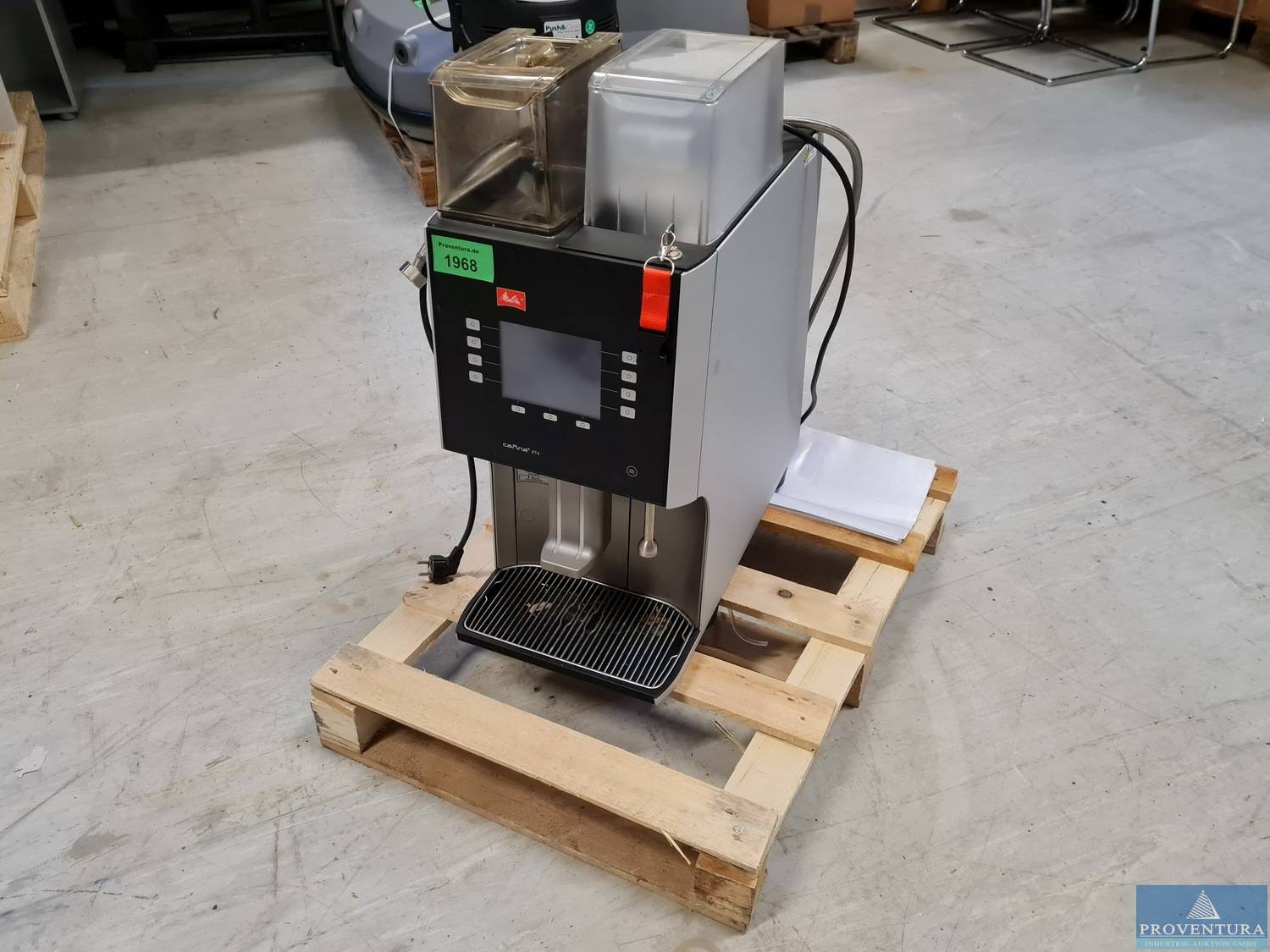 Nachverkauf Gastroversteigerung aus Leasing: 4x Kaffeevollautomaten MELITTA XT Serie, 3x Wasserspender MEMBRATECH A505