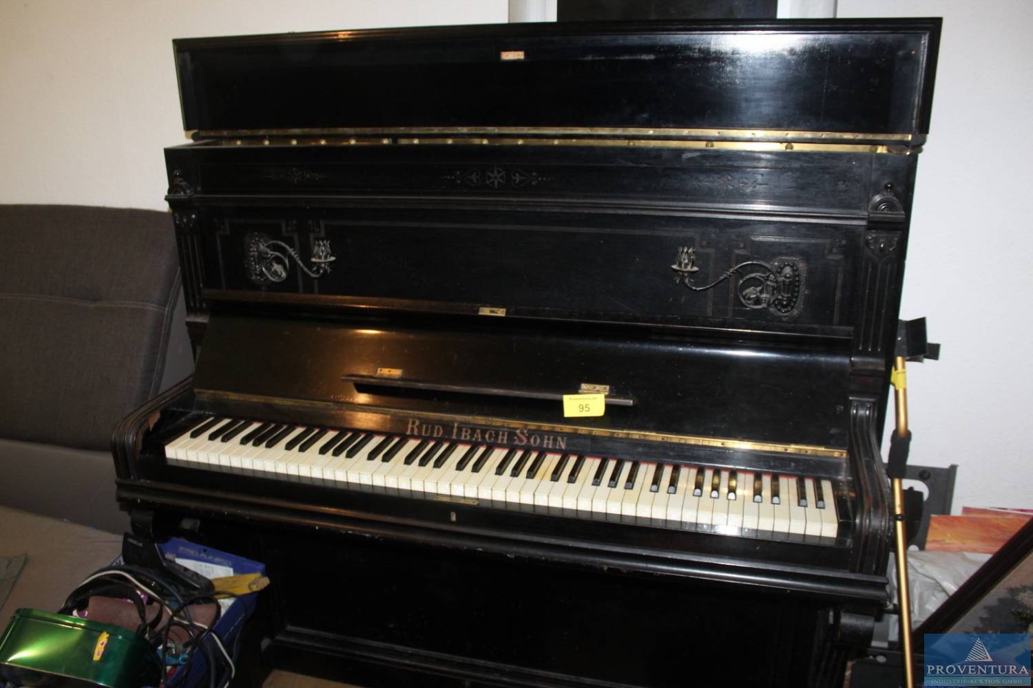 aus Nachlass Klavier IBACH Rud. Ibach Sohn lfd, produziert 1880-1885