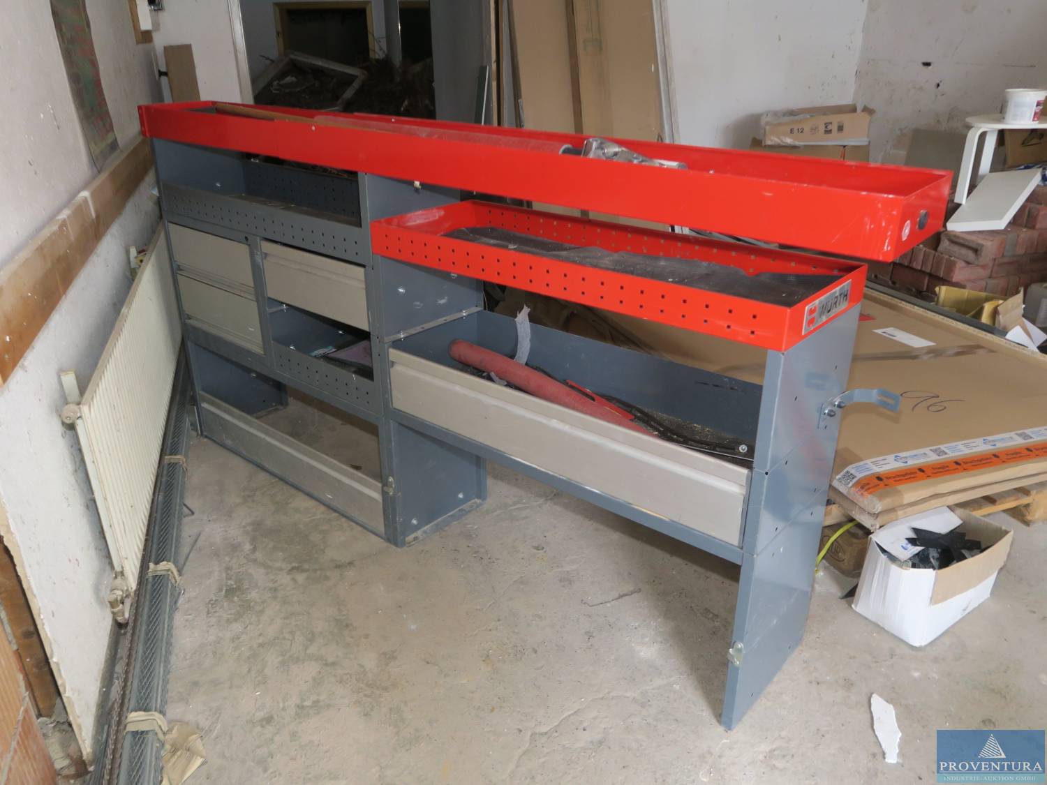 Wegen nicht Abholung: Fahrzeugeinbauregal WÜRTH ca. 220x122x40 cm - niedriger Startpreis