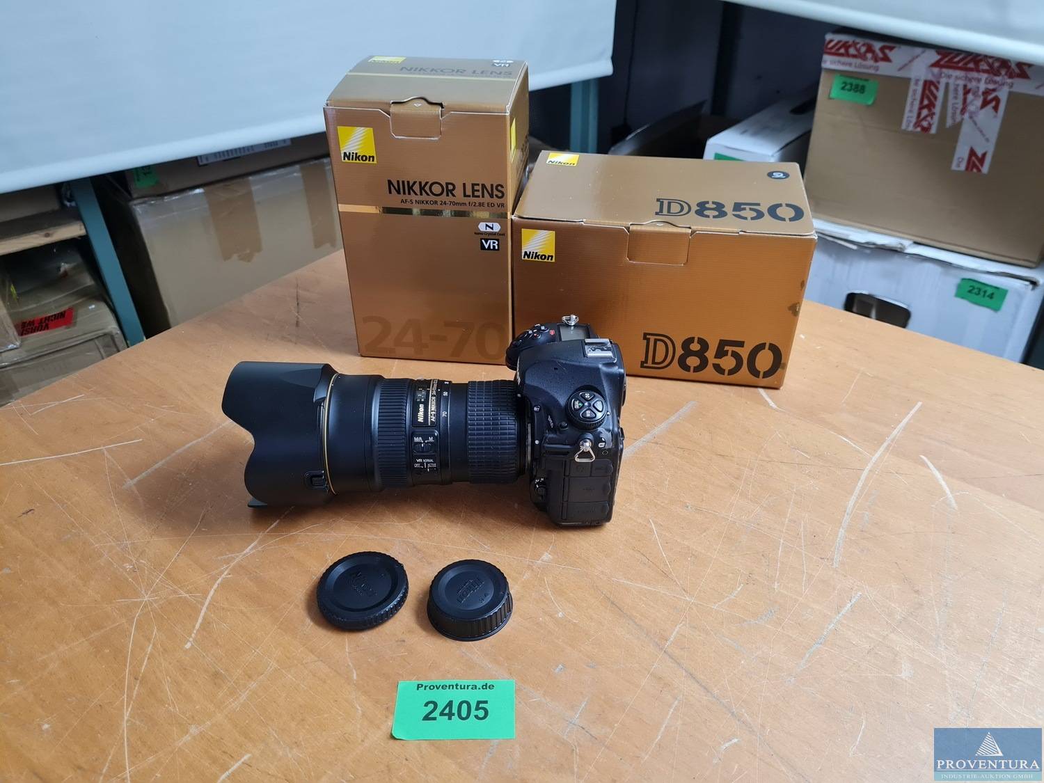Wegen nicht Bezahlung aus Leasing: Digitale Spiegelreflexkamera NIKON D850 mit Objektiv NIKON NIKKOR LENS AF-S NIKKOR 24-70 mm f2.8E ED VR angeschafft für ca. 4.700 € in 01.2018
