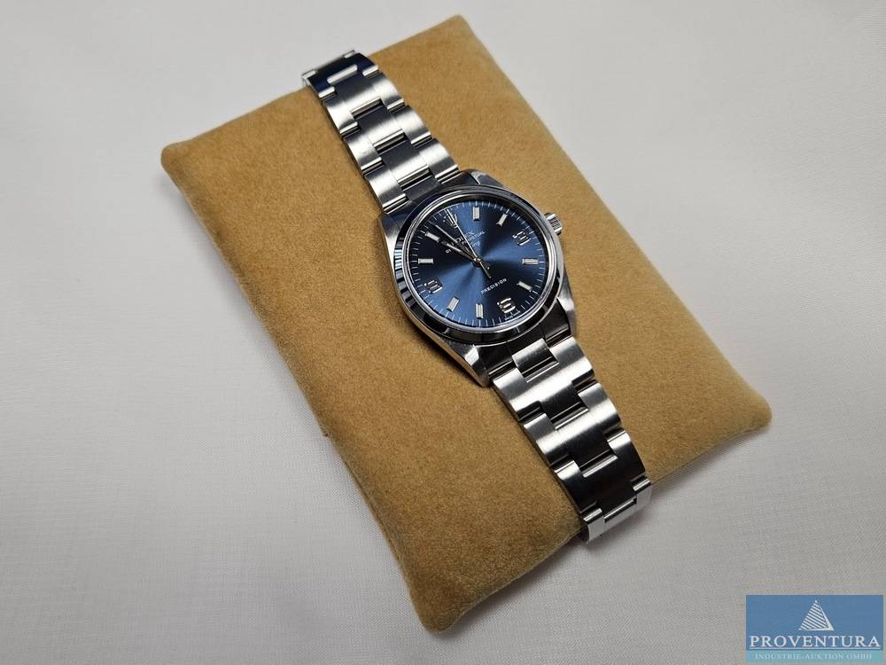 Versteigerung: Herren-Armbanduhr Rolex Oyster Air-King, Zertifikat und Uhrenbox vorhanden